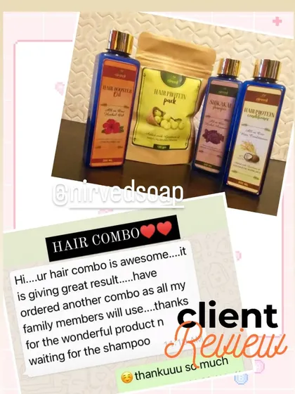 It's a great feeling when a client loves a product so much that their whole family starts using it. This review for my Hair Combo kit shows how effective the products are for providing great results for everyone.