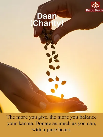 Daan, or charity, is a cornerstone of Akshaya Tritiya. The more you give with a pure heart, the more you balance your karma and open yourself up to receive. Donating seeds or grains symbolizes the planting of future prosperity.