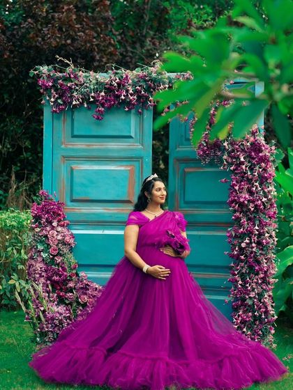 Dee Yashaswini - Occasion Wear Rentals Maternity Photoshoot Outfits photo 64
