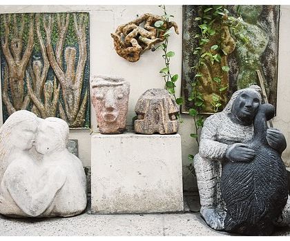 A photo from my essay on the life and work of sculptor Metharam Dharmani. This image showcases a collection of his beautifully raw and expressive sculptures, telling the story of his artistic legacy.