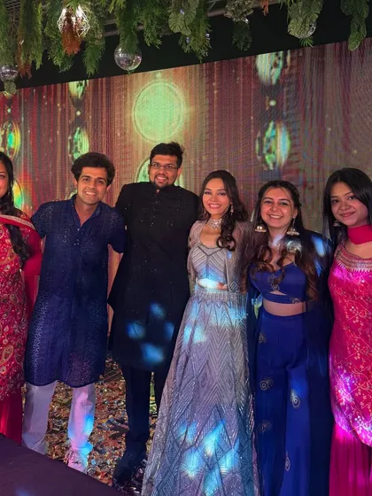 A snapshot with one of the amazing couples and their families from a packed January. Being trusted with their Sangeet is a feeling I'm so grateful for.