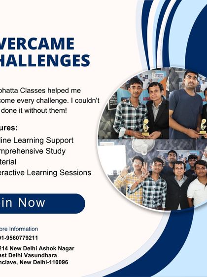 We help students overcome every challenge on their path to success. This collage shows our students and mentors celebrating their achievements together, a testament to our supportive learning environment.