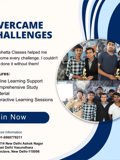 Our students' testimonials speak for themselves. With online support, comprehensive material, and interactive sessions, we help students overcome every academic challenge.