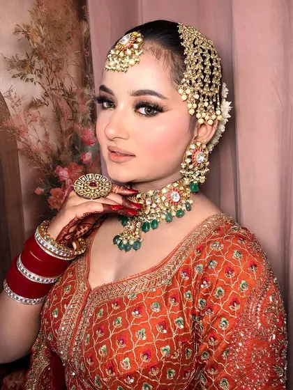 A final shot of the bride, looking absolutely stunning in her complete, styled look.