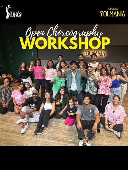 A group photo from our successful Open Choreography workshop. So much talent and energy in one room.