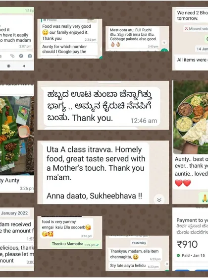 The kind words from my customers mean the world to me. This is a collection of feedback I've received, and it motivates me every day to cook and serve you better. Your satisfaction is my greatest reward.