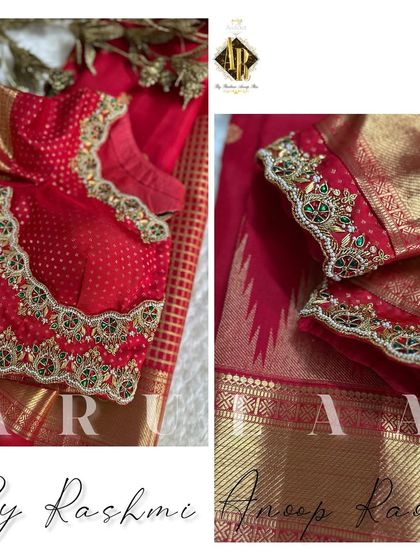 Arulaa by Rashmi Anoop Rao - Custom Bridal & Occasion Wear for Women Bridal Blouse Masterpieces photo 47