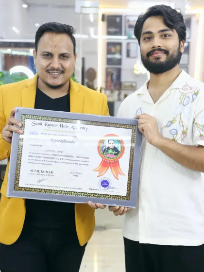 Sunil Kumar - Professional Hairstyling Courses & Training Our Proud Graduates: Student Success photo 7