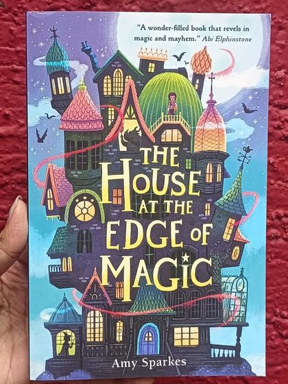 "The House at the Edge of Magic" is a perfect new arrival for our library. Fantasy books spark imagination and provide rich material for creative storytelling and character work.
