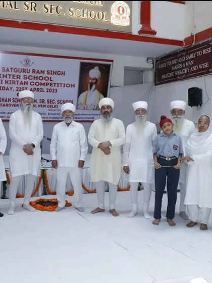 The award ceremony where our student Jaspreet Singh was recognized for his exceptional tabla skills.