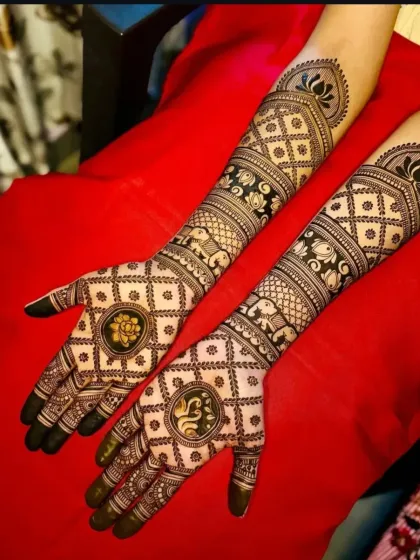 This design features elephants and lotus mandalas, a beautiful combination of strength and grace.