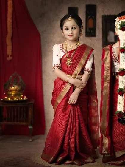 A girl with jasmine in her hair, a picture of natural beauty and traditional elegance, inspired by classic art.
