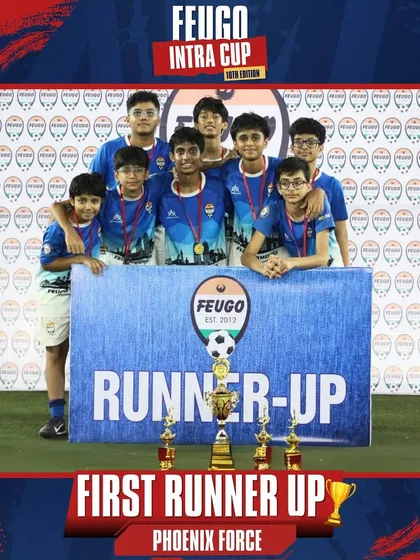 The 'Phoenix Force' team, our First Runner-Up in the intense U-15 category.