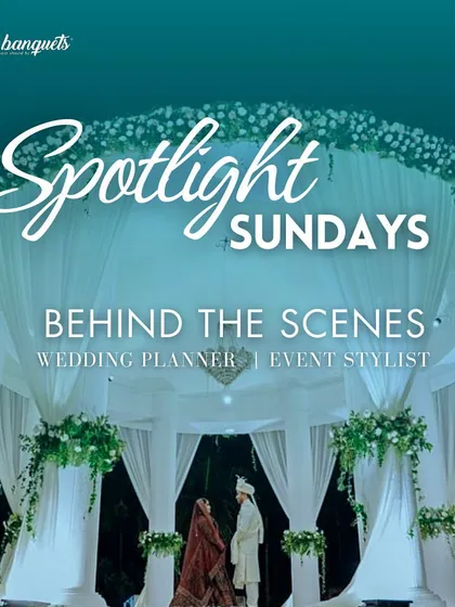 Spotlight Sundays featuring our esteemed decor partner, Behind The Scenes, founded by the visionary CM Noman.