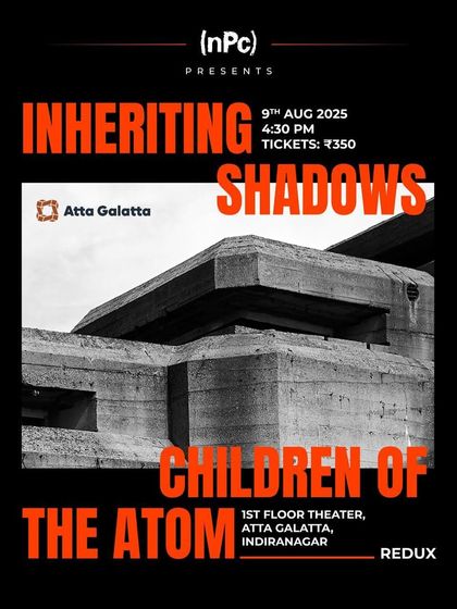 Poster for 'Inheriting Shadows', a spoken word performance by the Non-Aligned Poets Collective.