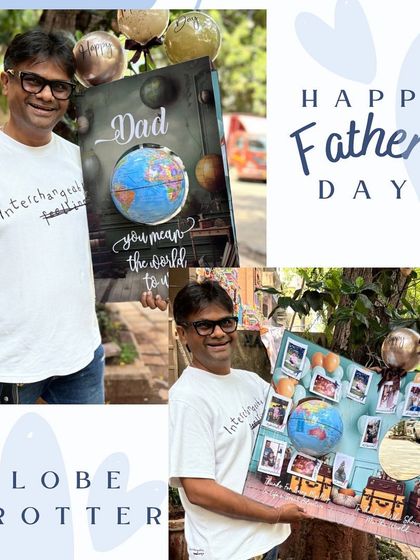 For the "Globe Trotter" dad, this giant greeting card is the perfect tribute. It features a real rotating globe and opens to reveal a collage of travel memories.