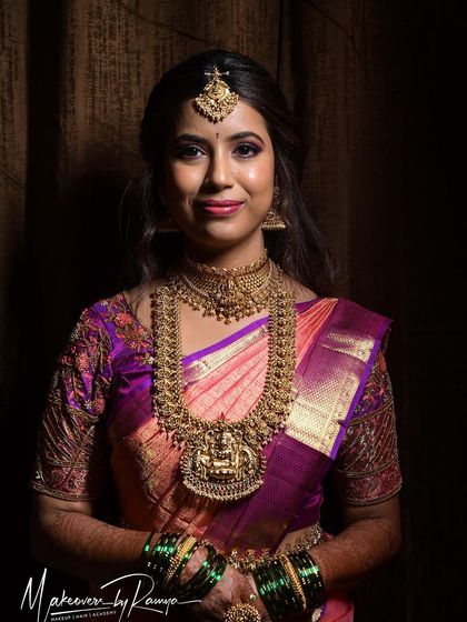 Makeovers by Ramya - Hair Styling & Saree Draping Celebrations: Engagements, Receptions & Parties photo 33