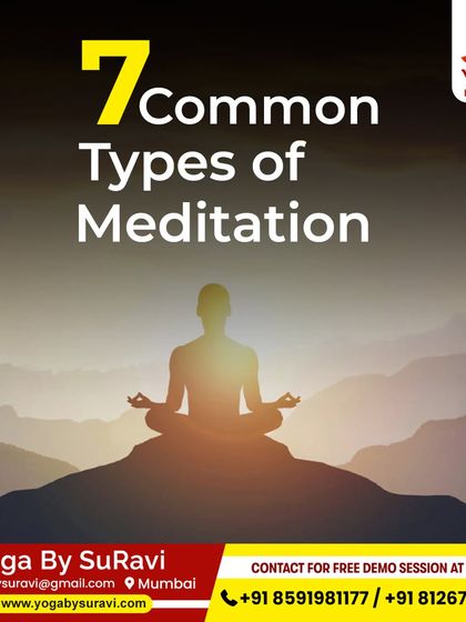 We teach seven common types of meditation, including Mindfulness, Zen, and Kundalini, to help you find the practice that resonates with you.