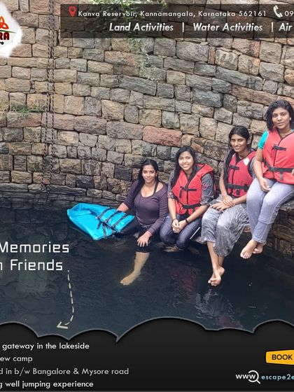 Creating memories with friends that will last a lifetime. Our well is a great place for groups to bond and have a great time.