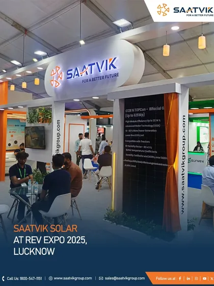 Our booth at REV Expo 2025 in Lucknow was buzzing with energy. We showcased our high-efficiency solar modules and engaged with partners who share our passion for driving the clean energy revolution.