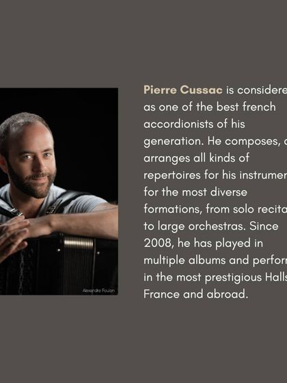 Introducing Pierre Cussac, considered one of the best French accordionists of his generation, who performed with the Lilanoor Ensemble.