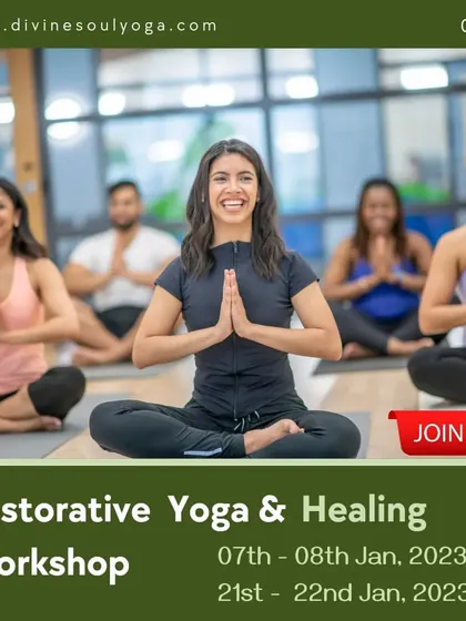 Begin your year with a resolution for health with our Restorative Yoga and Healing Workshop. This announcement for our January sessions in Chandigarh invites you to join us and prioritize your well-being.