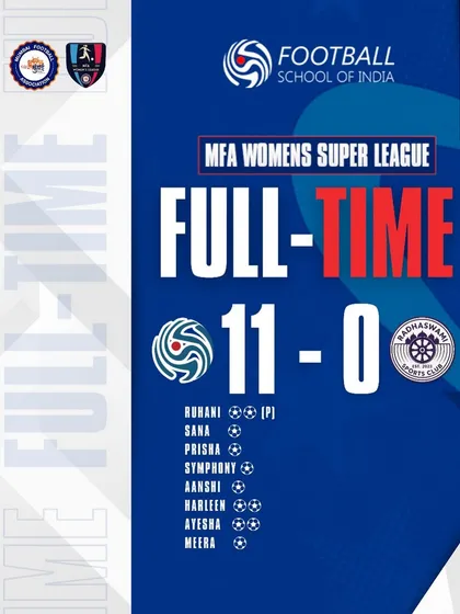 An 11-0 masterclass from our women's team. This dominant performance showcases the attacking talent we nurture at FSI.