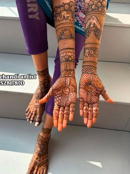 Intricate Bridal Mehndi photo 59