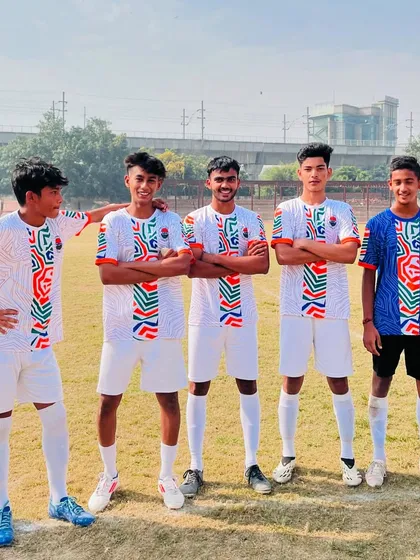 Confidence and camaraderie. Our U19 players ready to take on the competition in the Delhi Youth League.