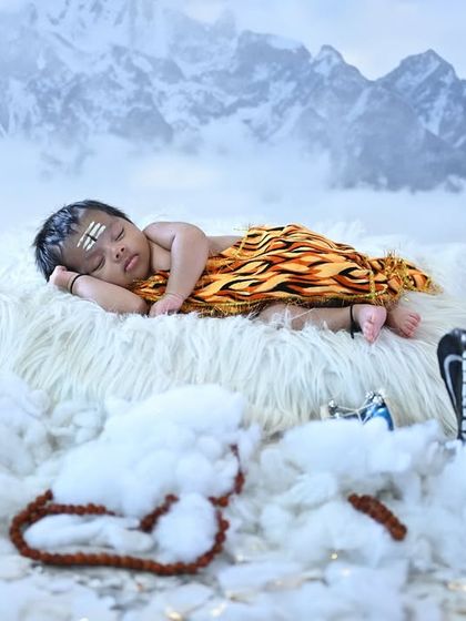 A duplicate of image 132, showcasing the serene Bala Shiva theme.