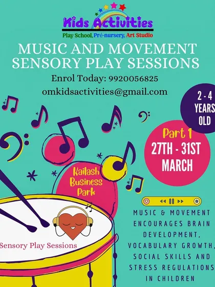 We are excited to announce our Music and Movement Sensory Play Sessions for toddlers aged 2-4. These sessions are designed to encourage brain development, vocabulary growth, and social skills through the joy of music.
