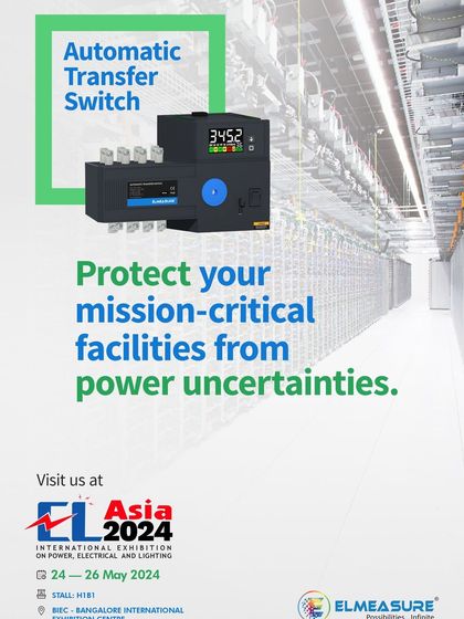 This poster for the EL-Asia Expo highlights how our Automatic Transfer Switch protects mission-critical facilities. It is an ideal solution for healthcare, transportation, and commercial buildings that require constant power.