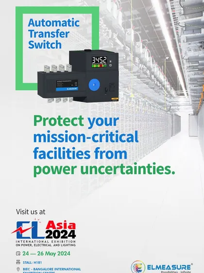 This poster for the EL-Asia Expo highlights how our Automatic Transfer Switch protects mission-critical facilities. It is an ideal solution for healthcare, transportation, and commercial buildings that require constant power.