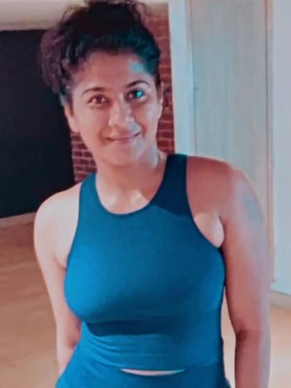 This client, glowing after a workout, talks about how our dynamic sessions leave her feeling stronger and more energized. Her story emphasizes the fun and motivation that are central to my teaching style.
