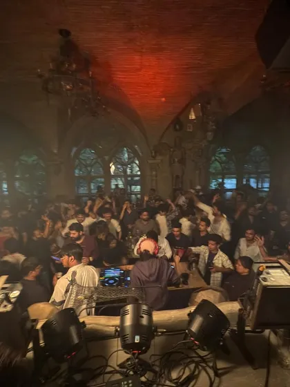 A packed house, fire in the air, and a beat that won't quit. This is the vibe I bring to every club night. A view from my console as the party hits its peak.
