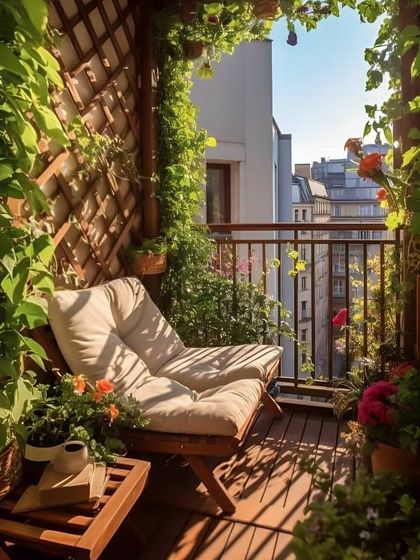 Interiors Bangalore - Full Home Interior Design Urban Oases: Balconies & Rooftops photo 14