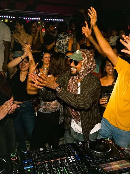 Celebrating with the crowd in NYC. It's a two-way street, their energy hypes me up, and I give it right back. This is more than a performance, it's a party we're all at together.