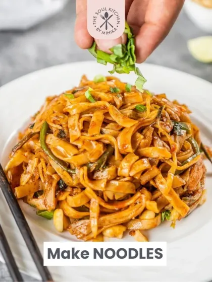 You can also toss it with noodles for a quick and flavourful meal.