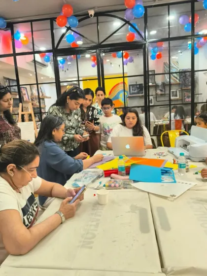 For a special Mother's Day event, we used Cricut machines to craft personalized keychains. It was a heartwarming workshop where participants made a special gift from the heart.