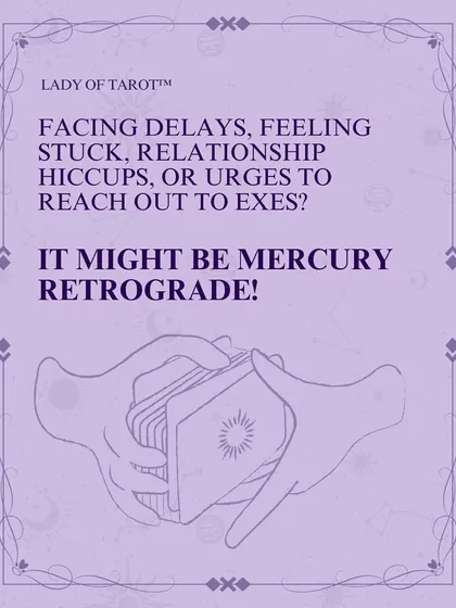 Are you facing delays or feeling stuck? It might be Mercury Retrograde. This astrological event can cause confusion and urges to revisit the past, but it's a temporary phase.