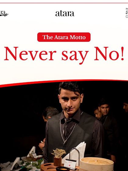 Our motto is to "Never say No." This image of our dedicated server reflects our commitment to meeting every client's needs with a positive and accommodating attitude.