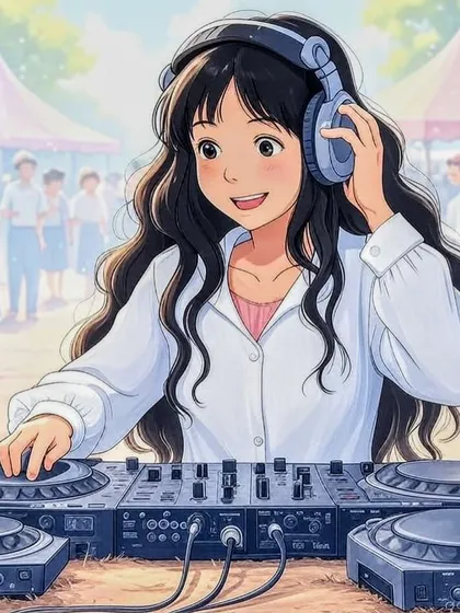 A fan made this incredible Ghibli-style anime drawing of me. It's so cute and I was so touched. I love my community.