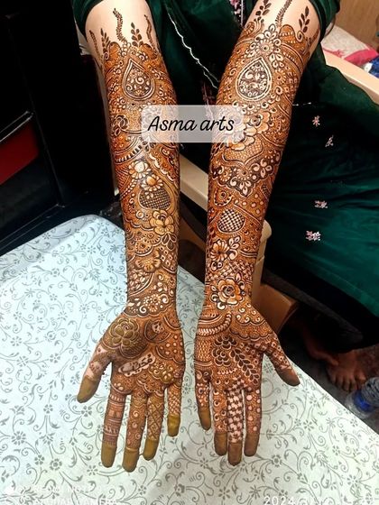 Asma Arts - Bridal Henna Intricate Bridal Designs photo 13