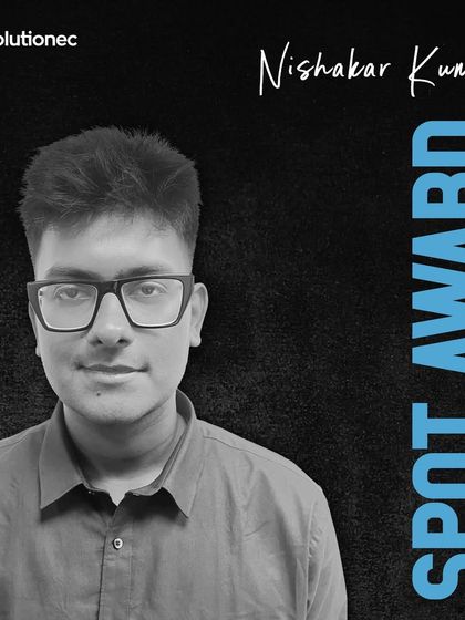 Nishakar Kumar is recognized with a 2023 "Spot Award" for his exceptional commitment and valuable contributions to our team's success.