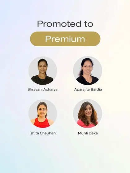 Feeling grateful to be promoted to a Premium coach at MyHealthBuddy. Thank you for the opportunity to grow and learn.