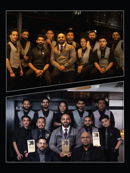 A collage celebrating our team and Navjot's win. His steady hands, sharp instincts, and quiet fire earned him this title, and we are so proud to have watched his journey unfold.