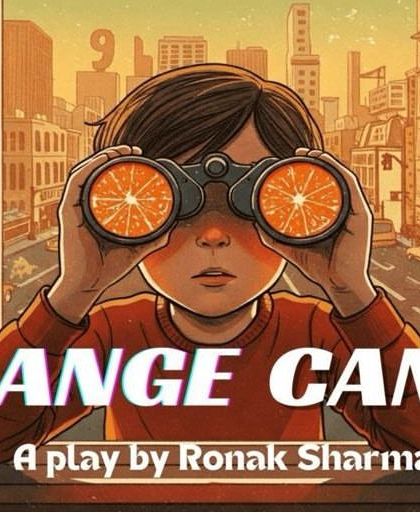 The poster for "Orange Candy," a feel-good comedy about a 10-year-old boy and a 38-year-old woman. Our space helps create that charming, lighthearted mood.