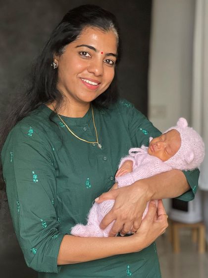 Another selfie with a sweet newborn. These moments are a constant source of joy and inspiration for me.