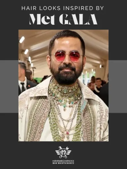 Sabyasachi's look at the Met Gala proves that a well-groomed beard and classic haircut are always in style. We help our clients achieve this level of polished refinement.