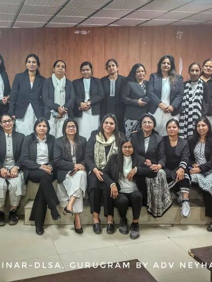 The attendees of the POSH seminar organized by DLSA, Gurugram. Each person here is now better equipped to champion the cause of a harassment-free workplace.